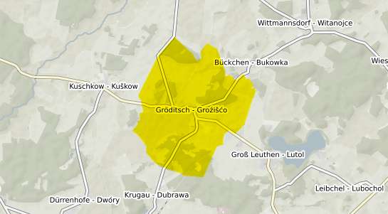 Immobilienpreisekarte M&auml;rkische Heide Gr&ouml;ditsch